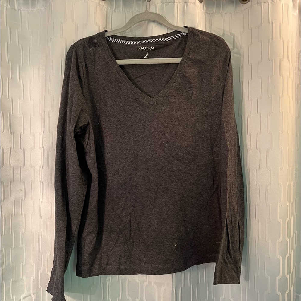 Nautical Long Sleeved  T- Shirt - Size XL